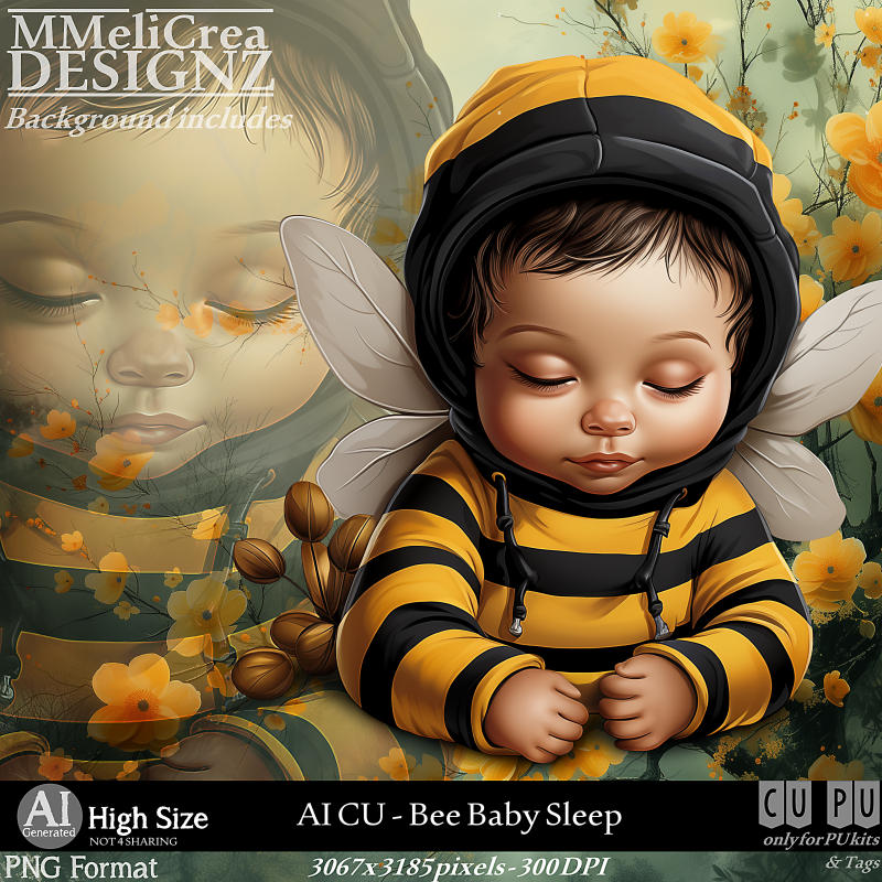 (image for) AI - CU Bee Baby Sleep (CU4PU/PNG)